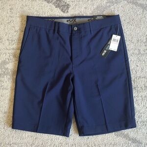 GSX by Grandslam Men’s Fitted Entallada Navy Blue Shorts NWT